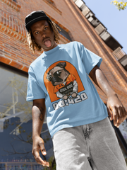 00:420 COOL DOG - 300GSM Street Style Loose Fit Oversized Drop Shoulder Men T-Shirt