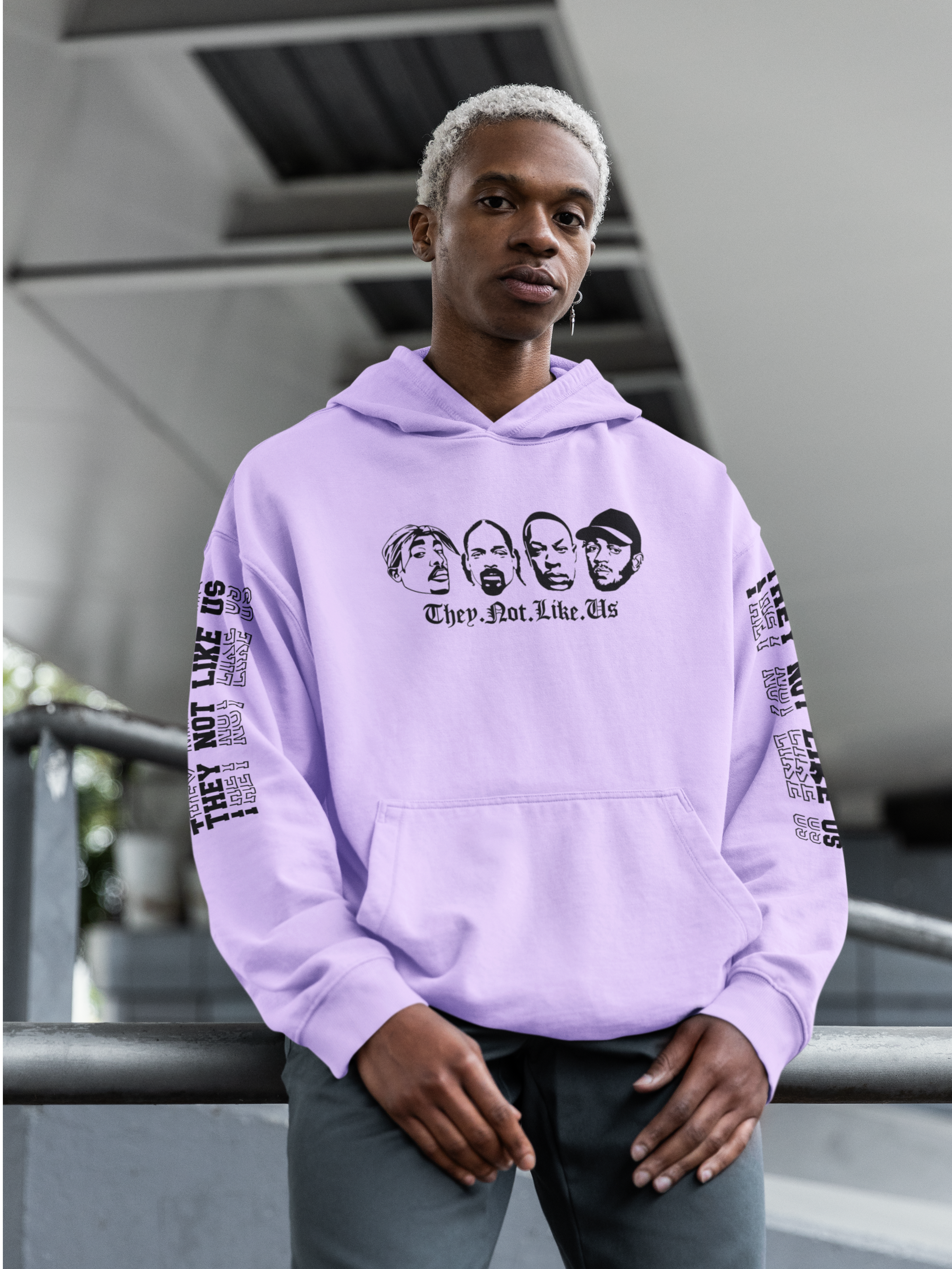 THEY NOT LIKE US Premium Quality 400GSM Pullover Hoodie for Men SAINT Shiva