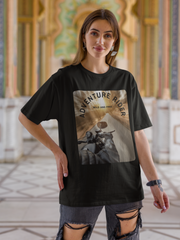 ADVENTURE RIDER - Street Style Loose Fit Oversized UNISEX T-Shirt