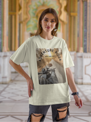 ADVENTURE RIDER - Street Style Loose Fit Oversized UNISEX T-Shirt